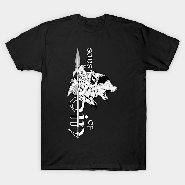 Vikings Wolf T-Shirt by Shirtrunner1